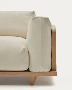 Kave Home 3-Zitsbank Oaq Beige 225cm