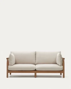 Kave Home 2-zitsbank Sacova Massief Eucalyptushout 195cm