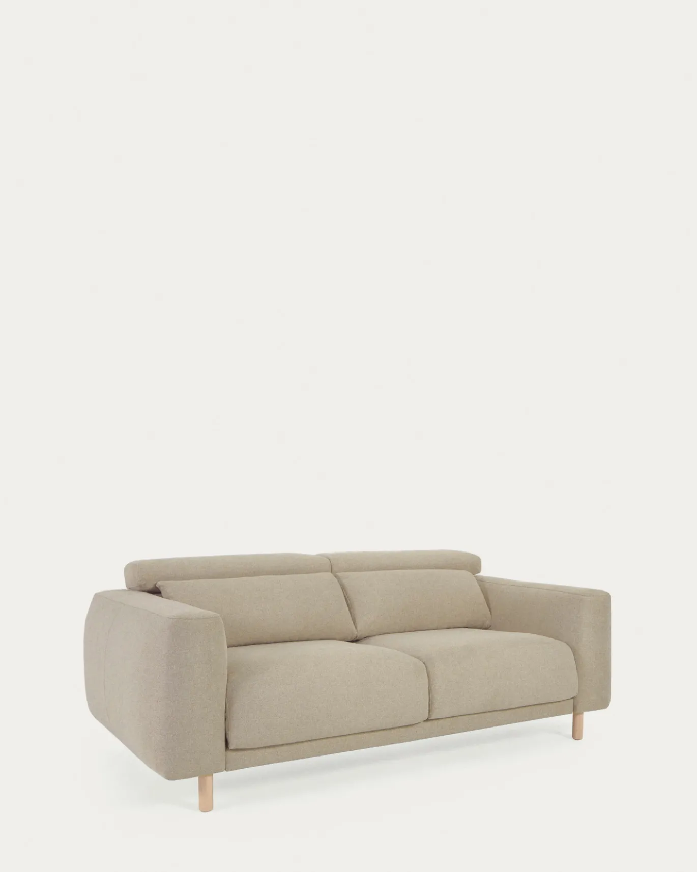 Kave Home 3-zitsbank Singa Beige 215cm