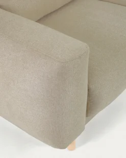 Kave Home 3-zitsbank Singa Beige 215cm