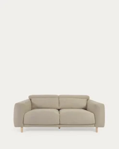 Kave Home 3-zitsbank Singa Beige 215cm