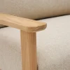 Kave Home 3-zitsbank Tirant Massief Teakhout 212cm