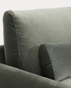 Kave Home 2-Zitsbank Veliro Fluweel Groen
