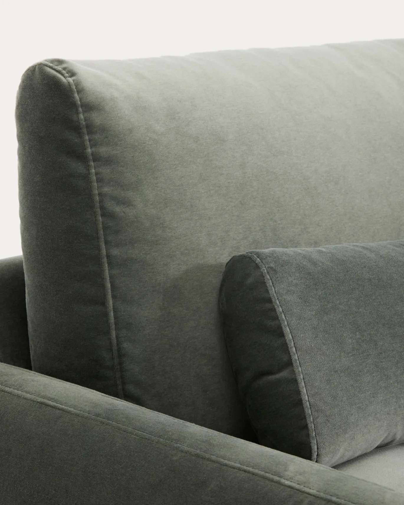 Kave Home 2-Zitsbank Veliro Fluweel Groen