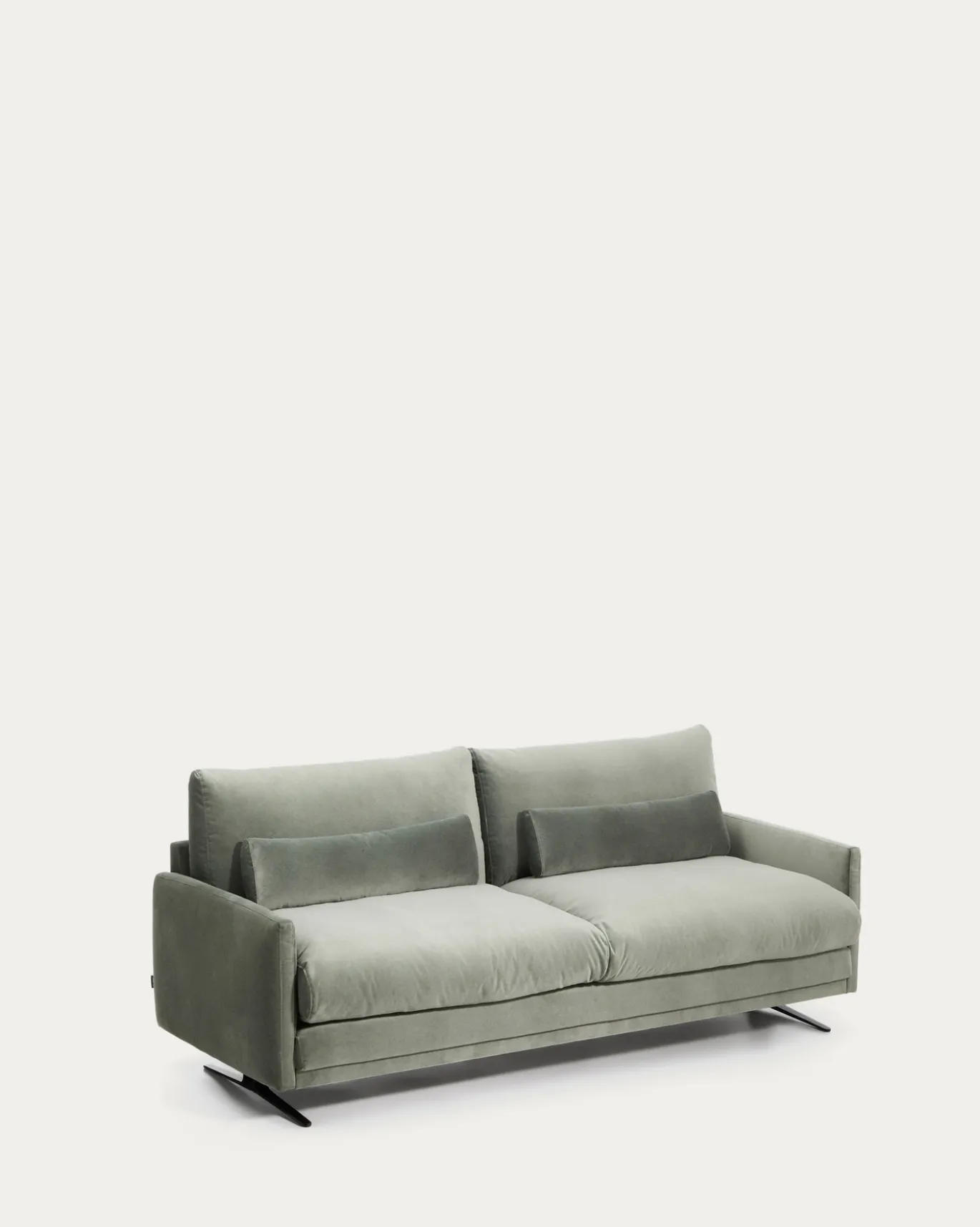Kave Home 2-Zitsbank Veliro Fluweel Groen