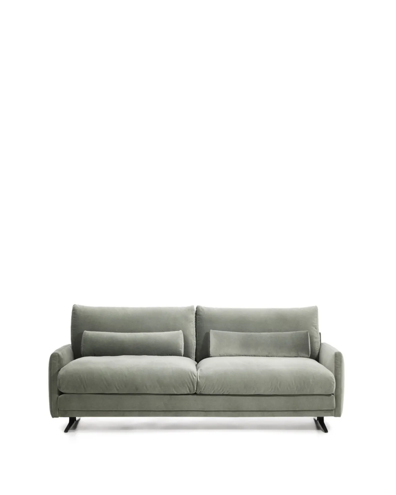 Kave Home 2-Zitsbank Veliro Fluweel Groen