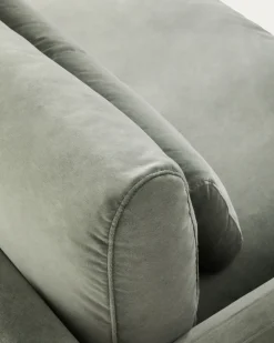 Kave Home 2-Zitsbank Veliro Fluweel Groen