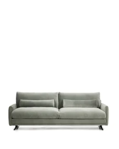 Kave Home 3-Zitsbank Veliro Fluweel Groen