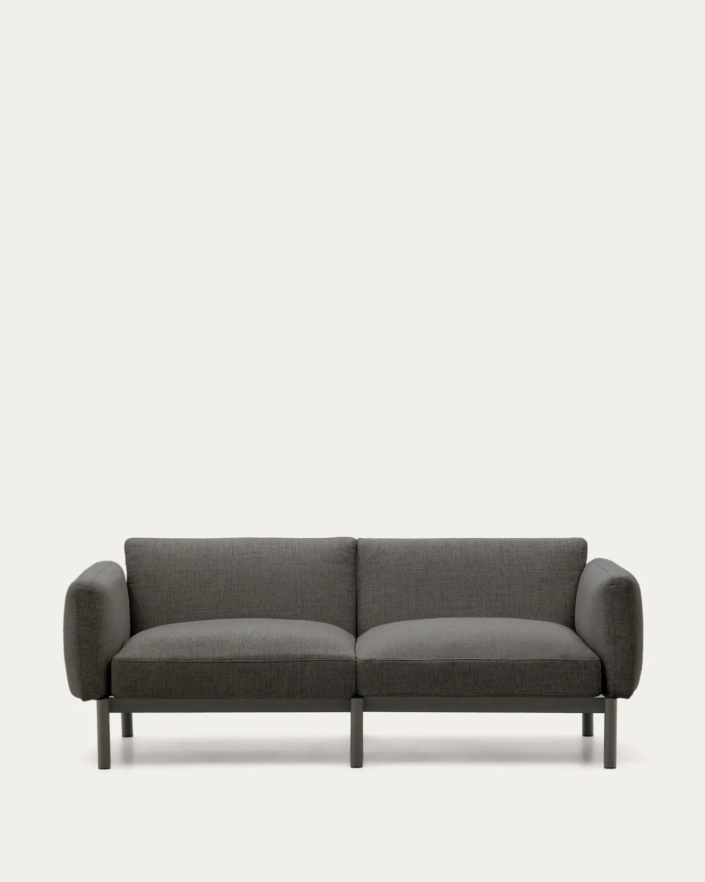 Kave Home 2-zits Buitenbank Sorells Modulair Grijs 201cm