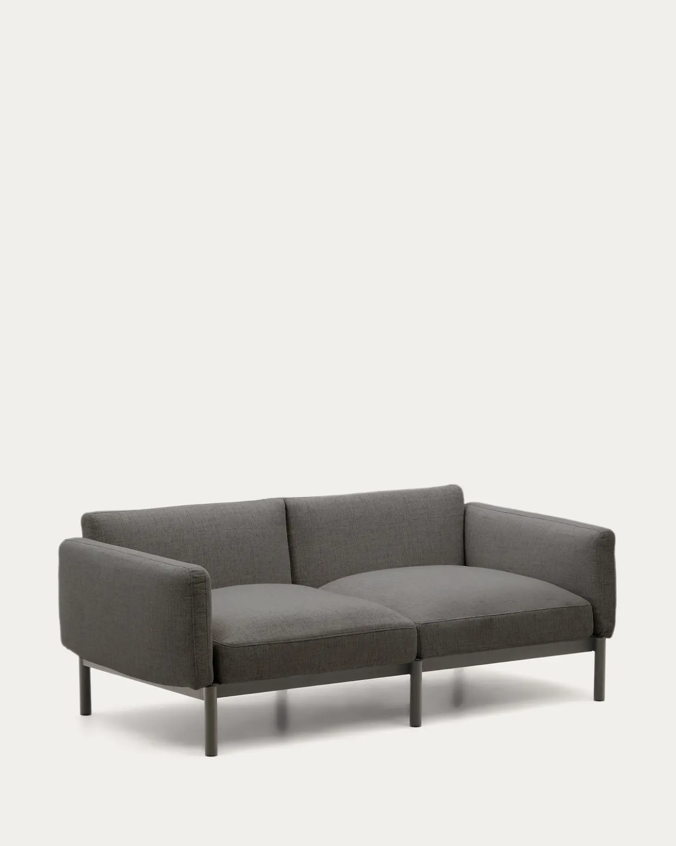Kave Home 2-zits Buitenbank Sorells Modulair Grijs 201cm