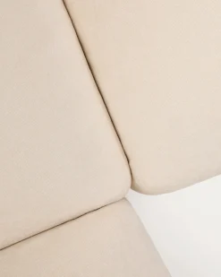 Kave Home 5-zitshoekbank Alea Ecru Chenille Modulaire 310x310cm