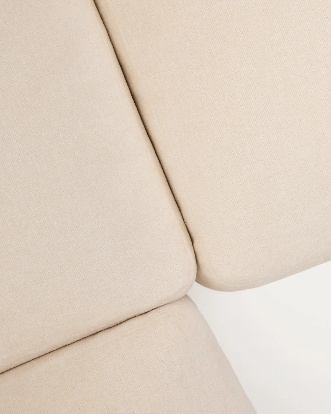 Kave Home 5-zitshoekbank Alea Ecru Chenille Modulaire 310x310cm
