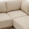 Kave Home 5-zitshoekbank Ambra Acaciahout 248cm