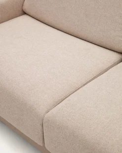 Kave Home 3-zits Slaapbank Anley Beige 224cm