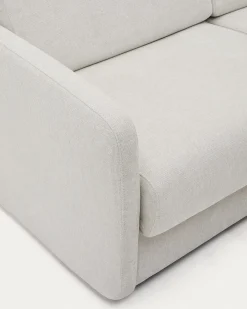 Kave Home 3-zits Slaapbank Parelkleurig Nuala 204cm