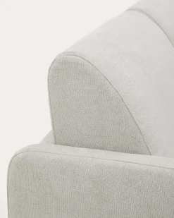Kave Home 3-zits Slaapbank Parelkleurig Nuala 204cm