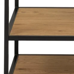 Kledingkast Bronx Metal Zwart/Naturel - Giga Living