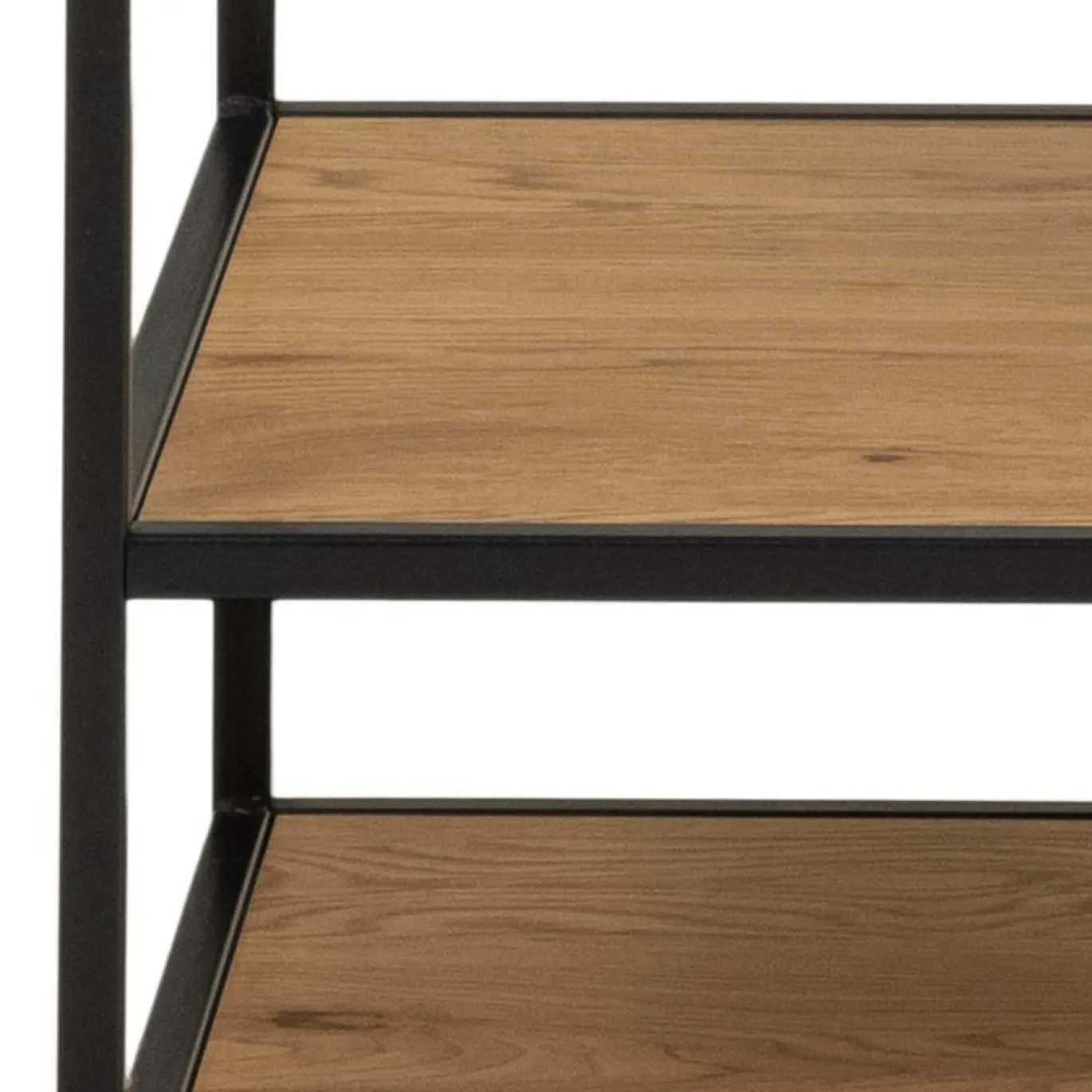Kledingkast Bronx Metal Zwart/Naturel - Giga Living