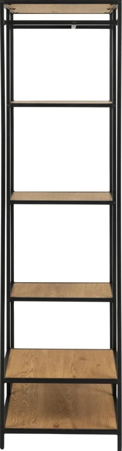 Kledingkast Bronx Metal Zwart/Naturel - Giga Living