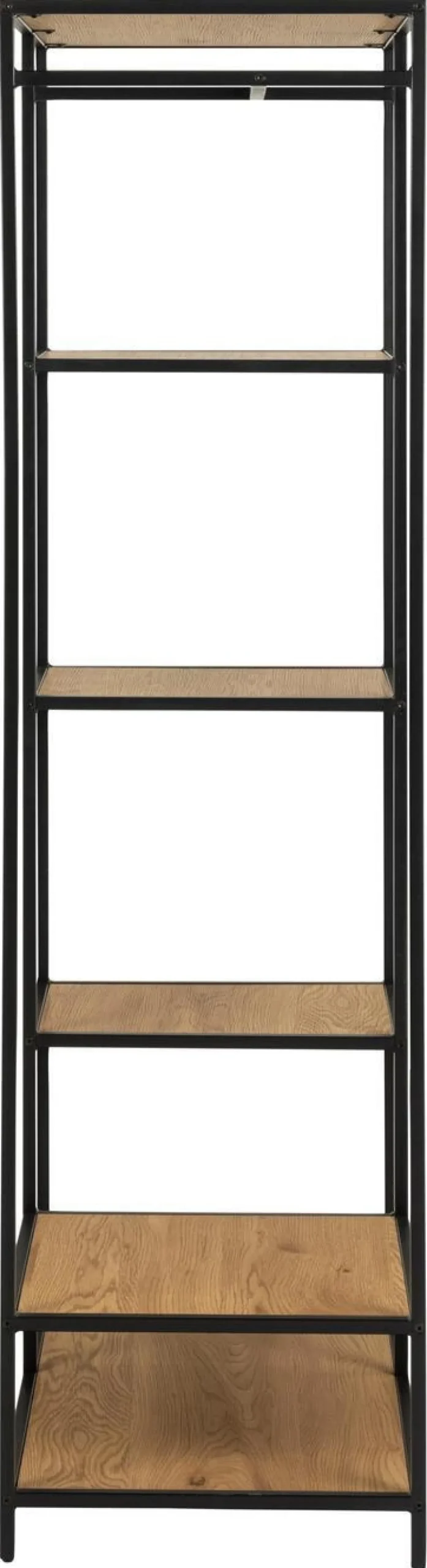 Kledingkast Bronx Metal Zwart/Naturel - Giga Living