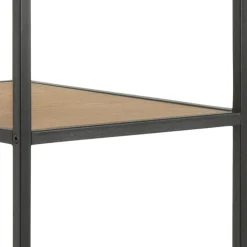 Kledingkast Bronx Metal Zwart/Naturel - Giga Living