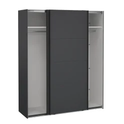 Kledingkast Catania Matgrijs 180x220cm - Giga Living