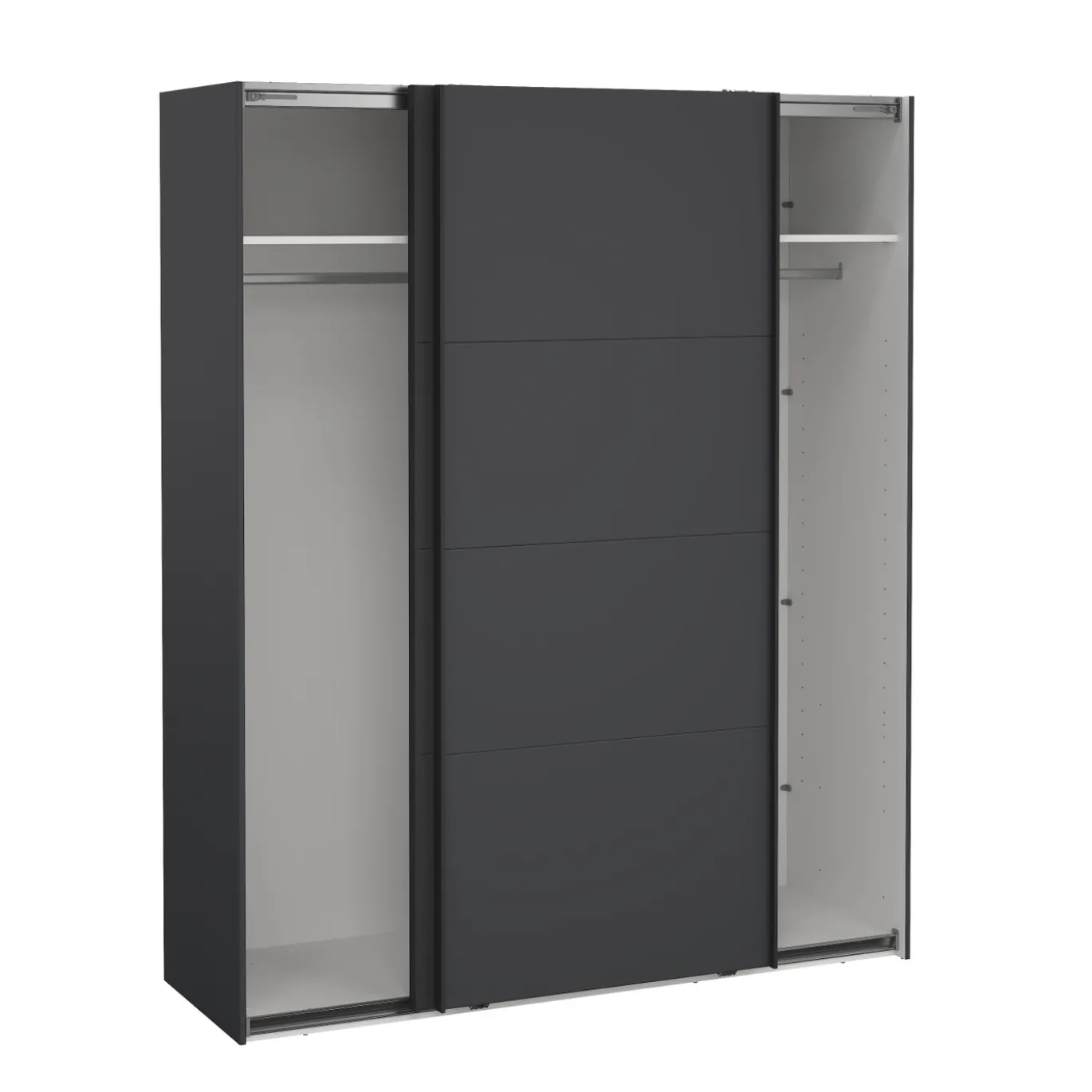 Kledingkast Catania Matgrijs 180x220cm - Giga Living