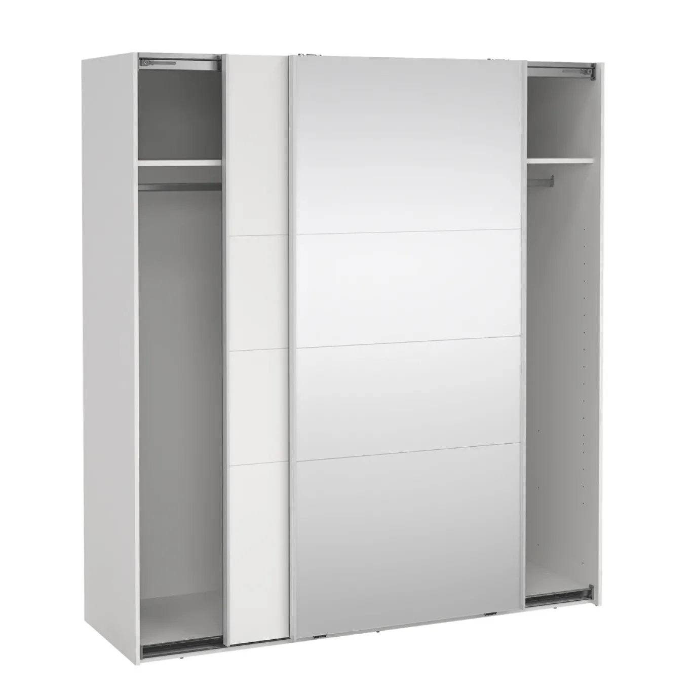Kledingkast Catania Wit Spiegel 180x200cm - Giga Living
