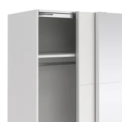 Kledingkast Catania Wit Spiegel 180x200cm - Giga Living