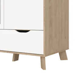 Kledingkast Ikast Wit Jackson Hickory - Giga Living