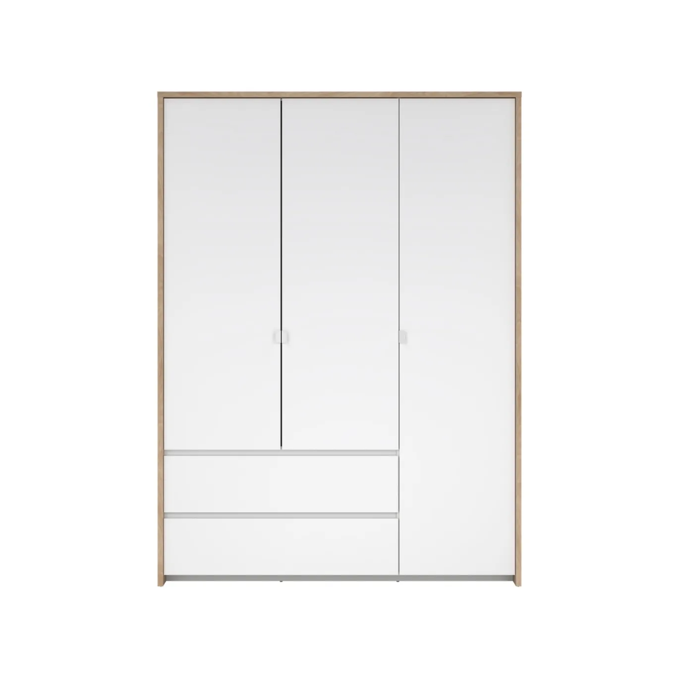 Kledingkast Next Jackson Hickory Wit Hoogglans 149x202cm - Giga Living