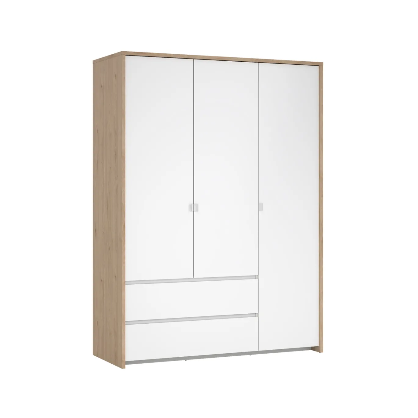 Kledingkast Next Jackson Hickory Wit Hoogglans 149x202cm - Giga Living