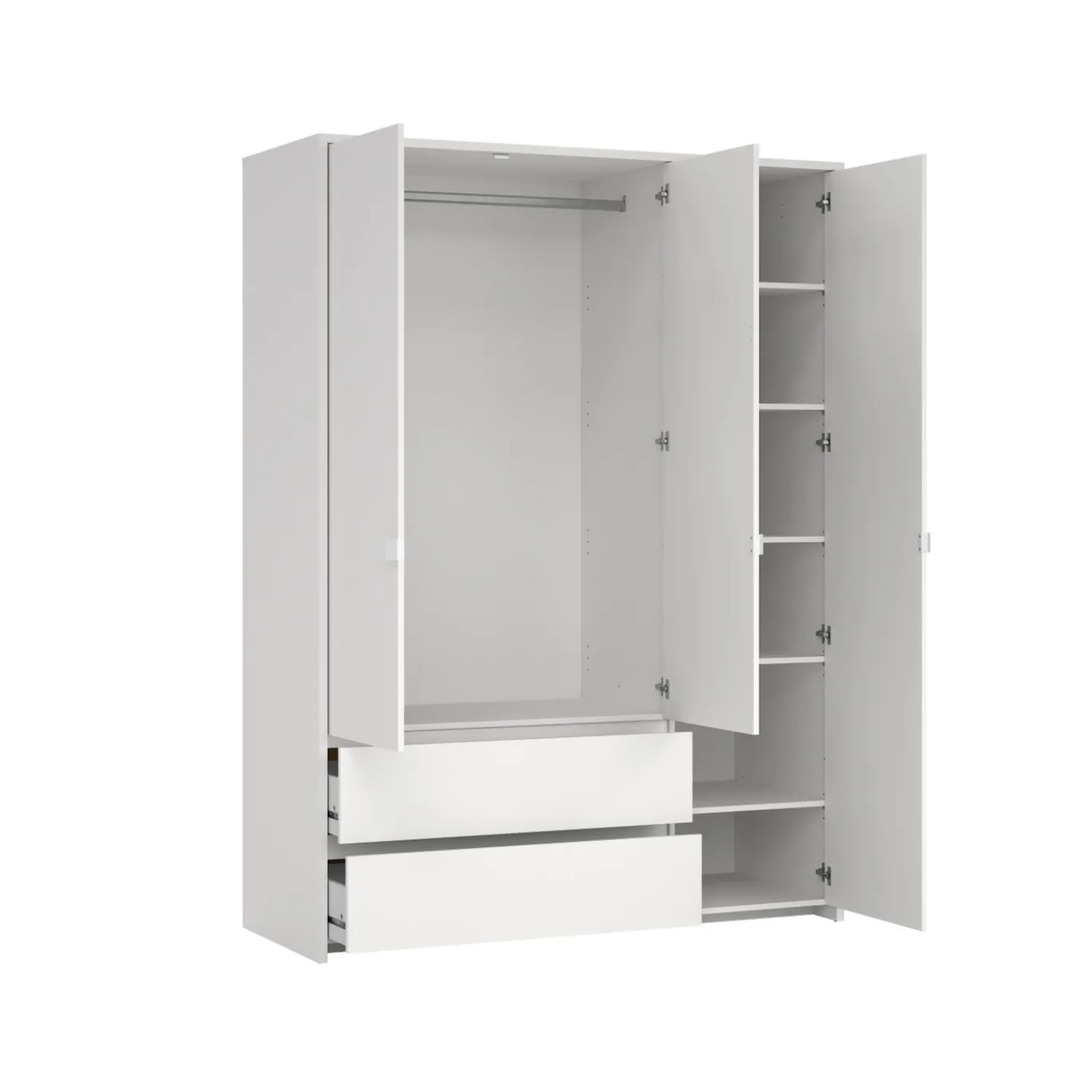 Kledingkast Next Wit 149x202cm - Giga Living