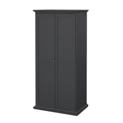 Kledingkast Paris Matgrijs 2-deurs - Giga Living