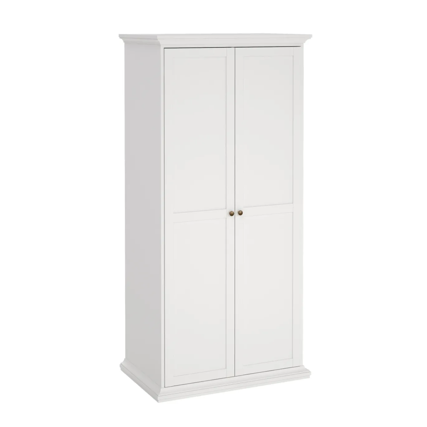 Kledingkast Paris Wit 2-deurs - Giga Living