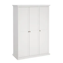 Kledingkast Paris Wit 3-deurs - Giga Living