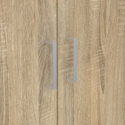 Kledingkast Space Naturel 4-deurs + 3-lades - Giga Living