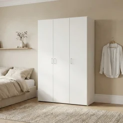 Kledingkast Space Wit 3-deurs - Giga Living