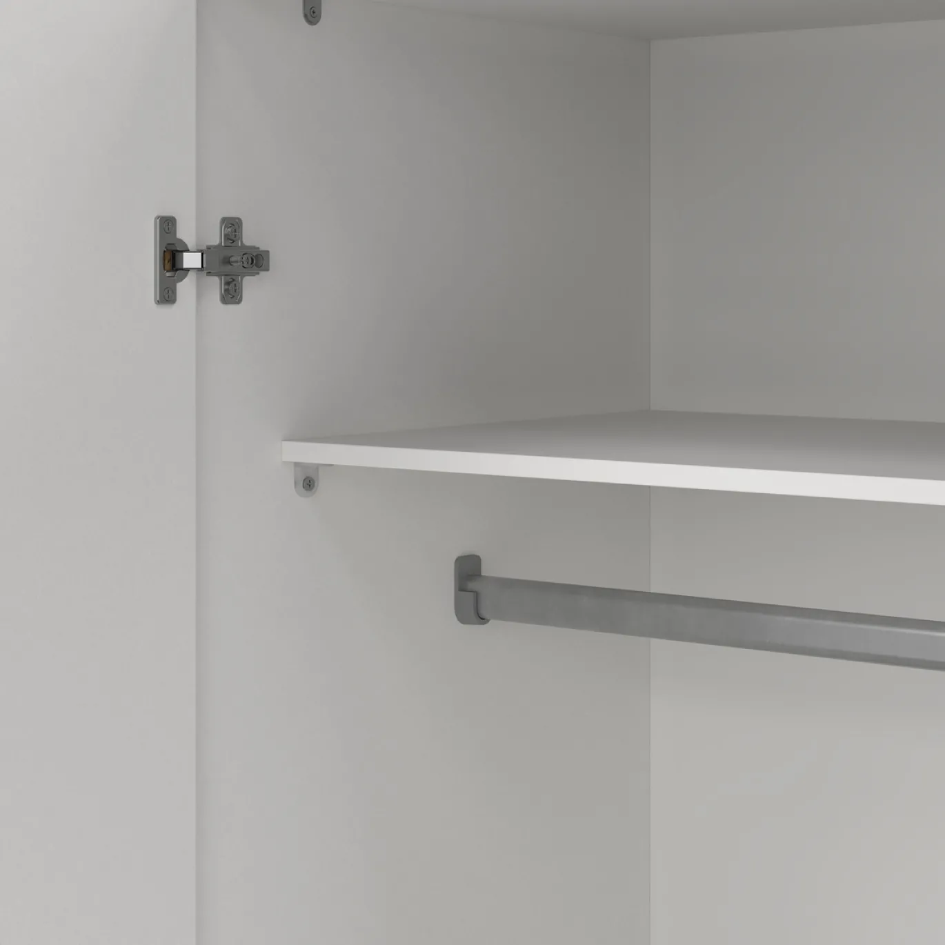 Kledingkast Space Wit 2-deurs - Giga Living