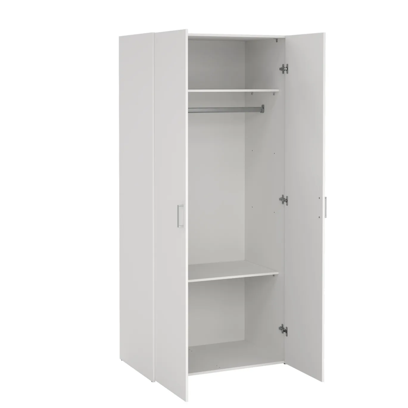 Kledingkast Space Wit 2-deurs - Giga Living