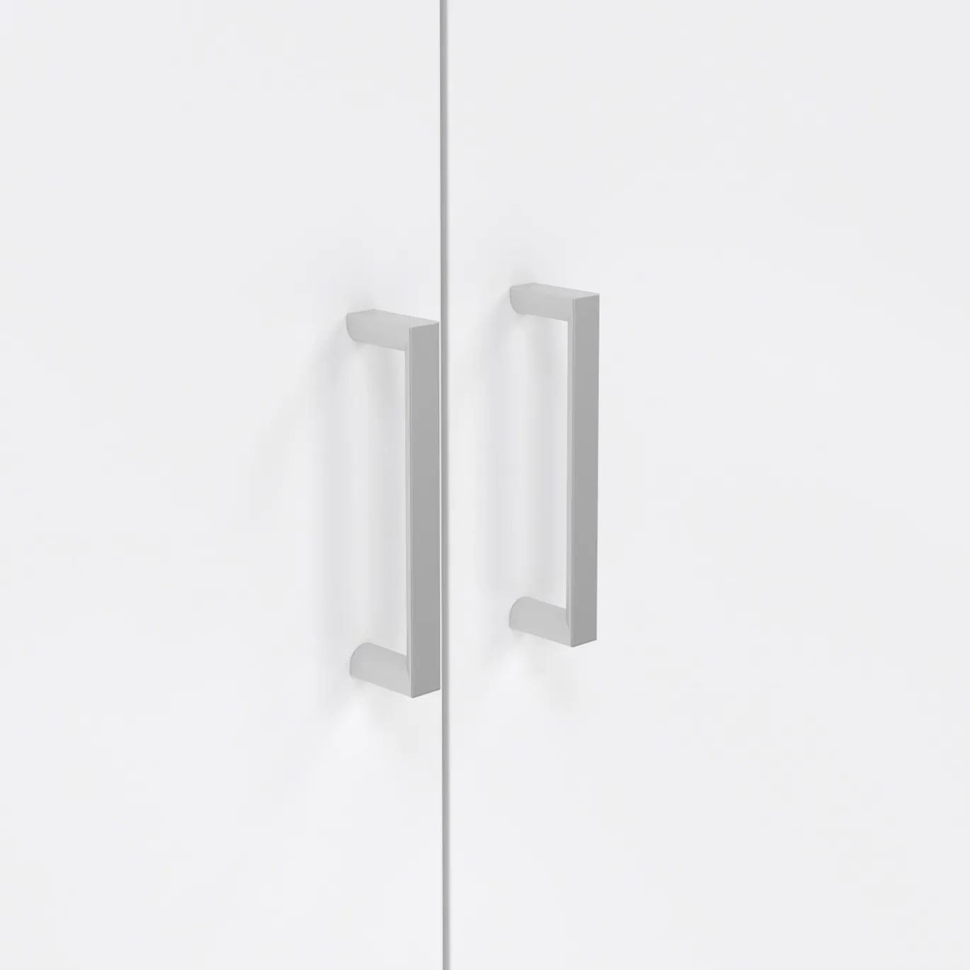 Kledingkast Space Wit Hoogglans 4-deurs + 3-lades - Giga Living