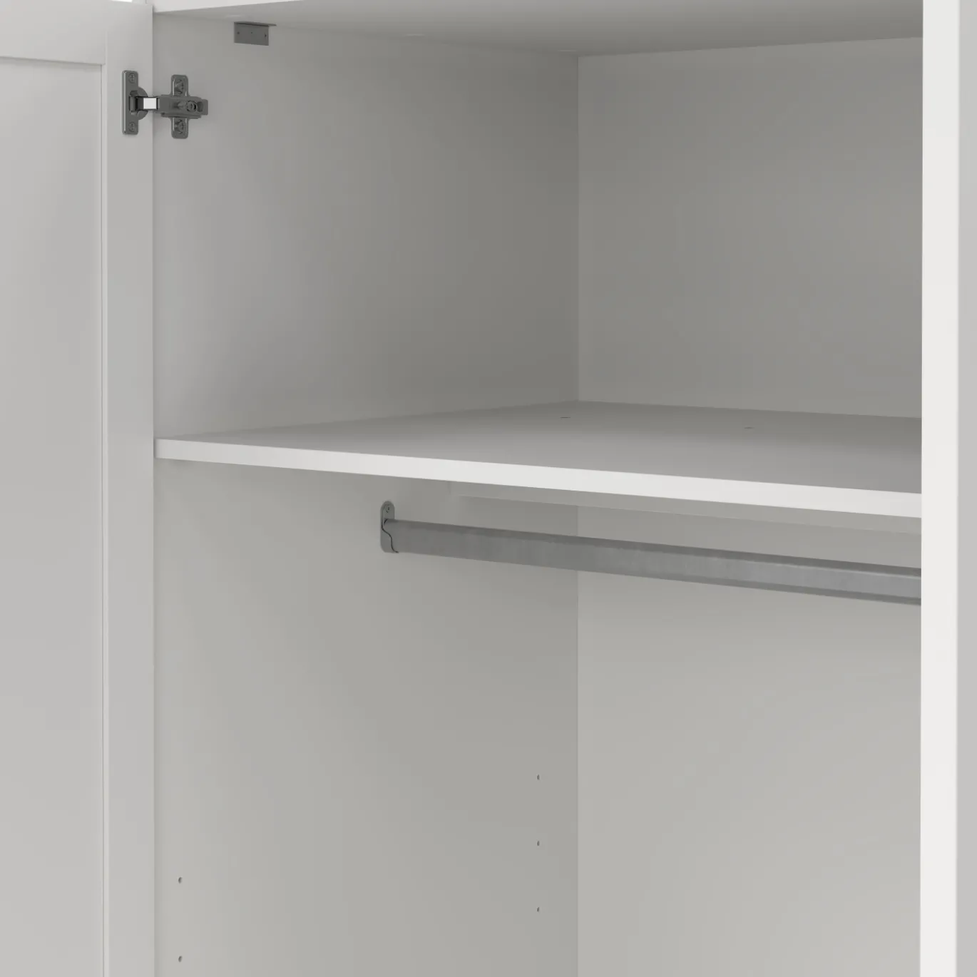 Kledingkast Viggo 3-Deurs Wit - Giga Living