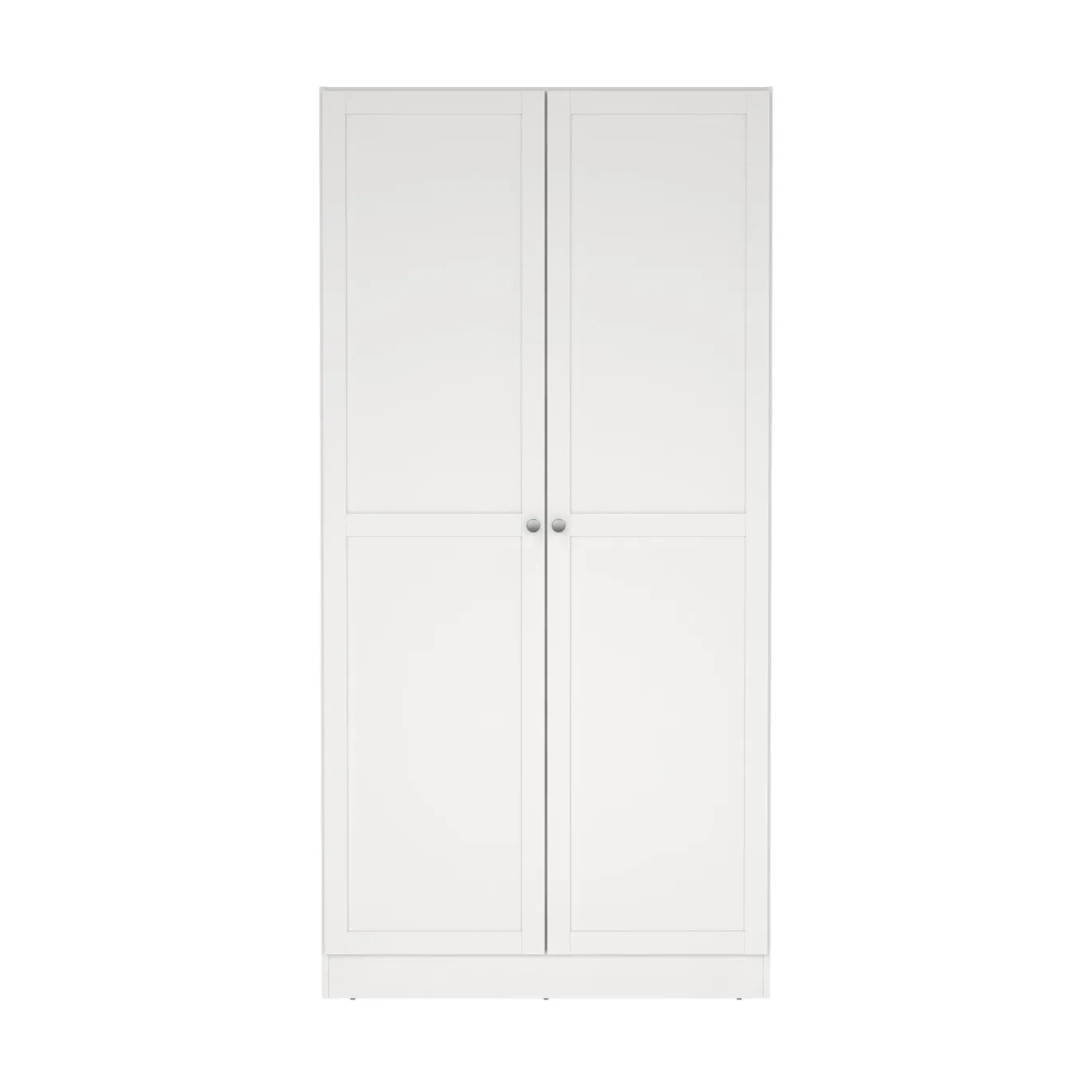Kledingkast Viggo 2-Deurs Wit - Giga Living