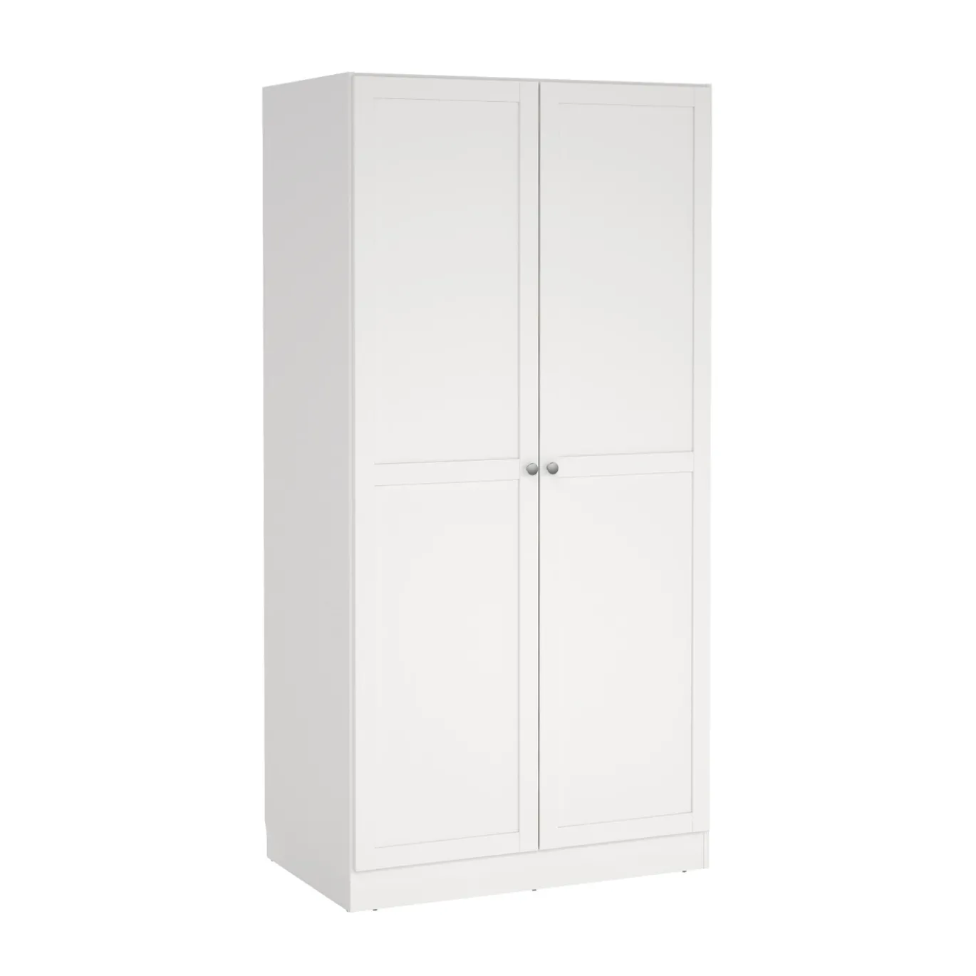 Kledingkast Viggo 2-Deurs Wit - Giga Living