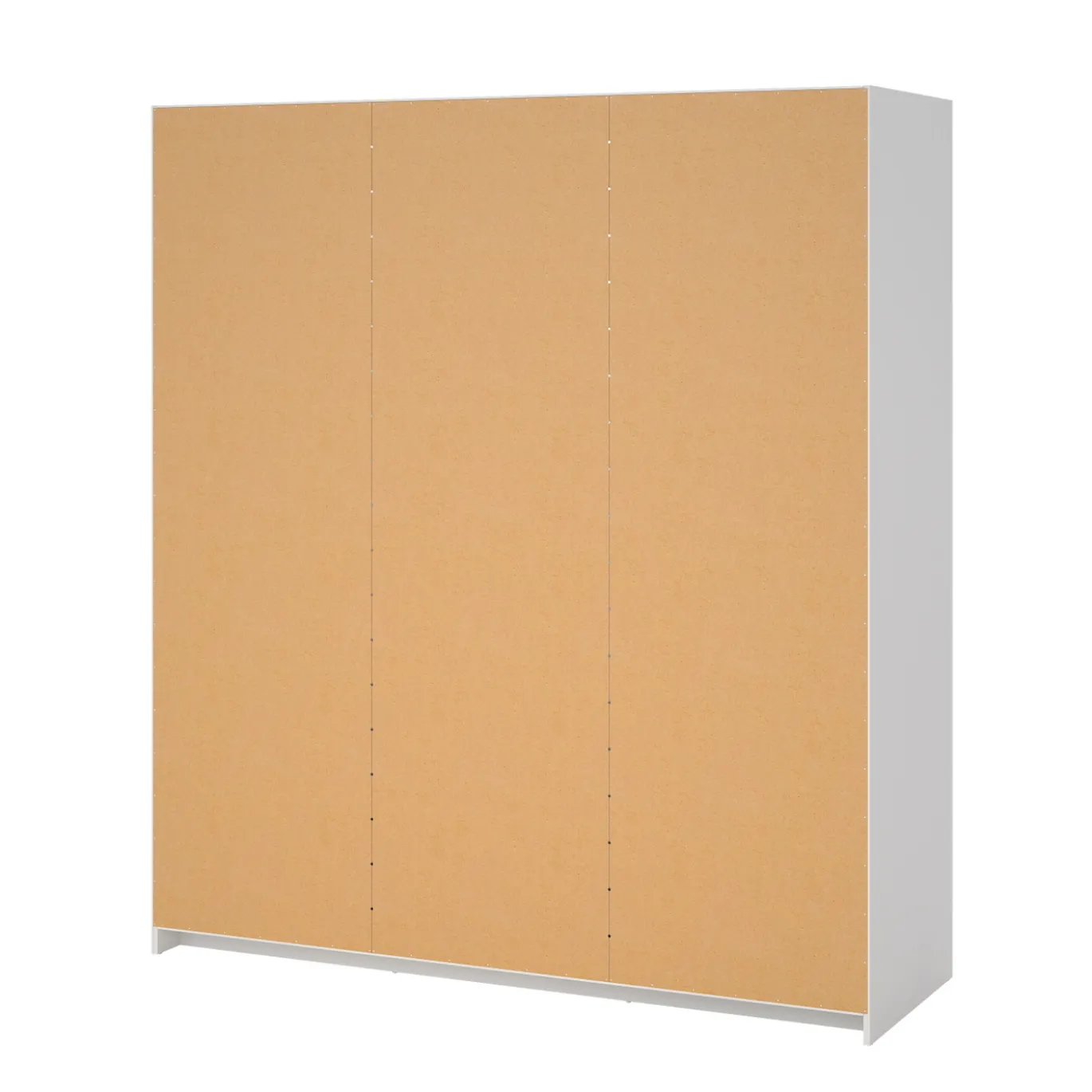 Kledingkast Ylva met 2 schuifdeuren + 1 deur + 3 lades Wit - Giga Living