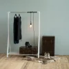 Kledingrek Norvik Wit 165cm - Giga Living