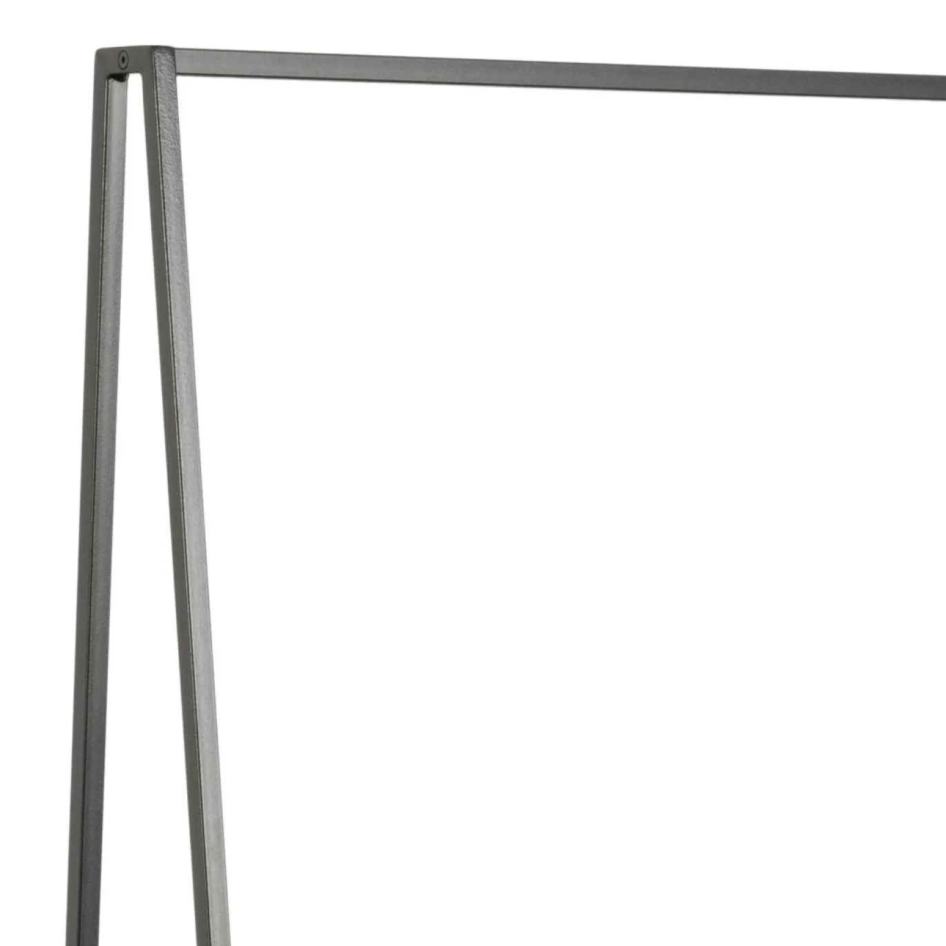 Kledingrek Varven Frame Steel Mat Zwart/Naturel - Giga Living
