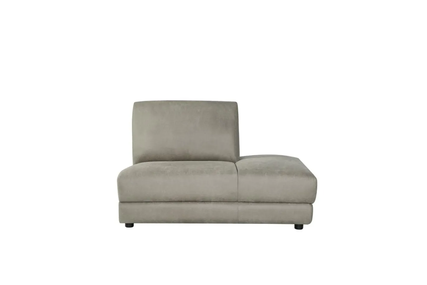 LABEL51 Bank Tivoli Element Ottomane Rechts Taupe Micro Suede