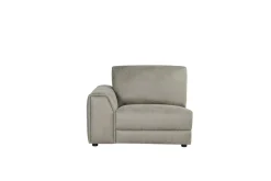 LABEL51 Bank Tivoli Element 1,5-Zits Links Taupe Micro Suede