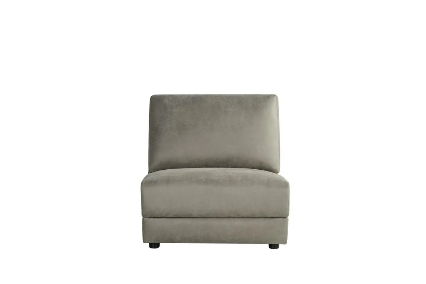 LABEL51 Bank Tivoli Element 1,5-Zits Zonder Arm Taupe Micro Suede